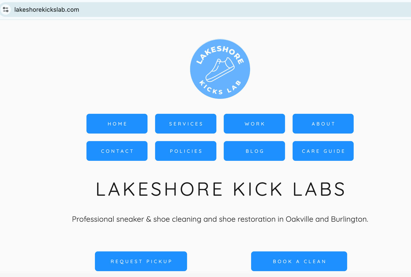 Lakeshore Kicks Lab Website Lakeshore Kicks Lab Website
